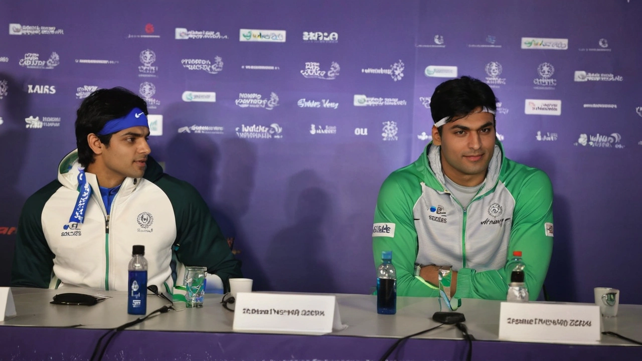 Neeraj Chopra and Arshad Nadeem's Epic Javelin Showdown at the Paris Olympics