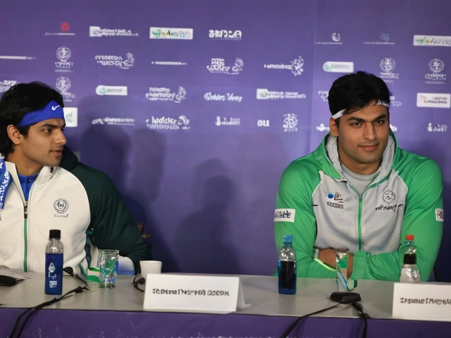 Neeraj Chopra and Arshad Nadeem's Epic Javelin Showdown at the Paris Olympics