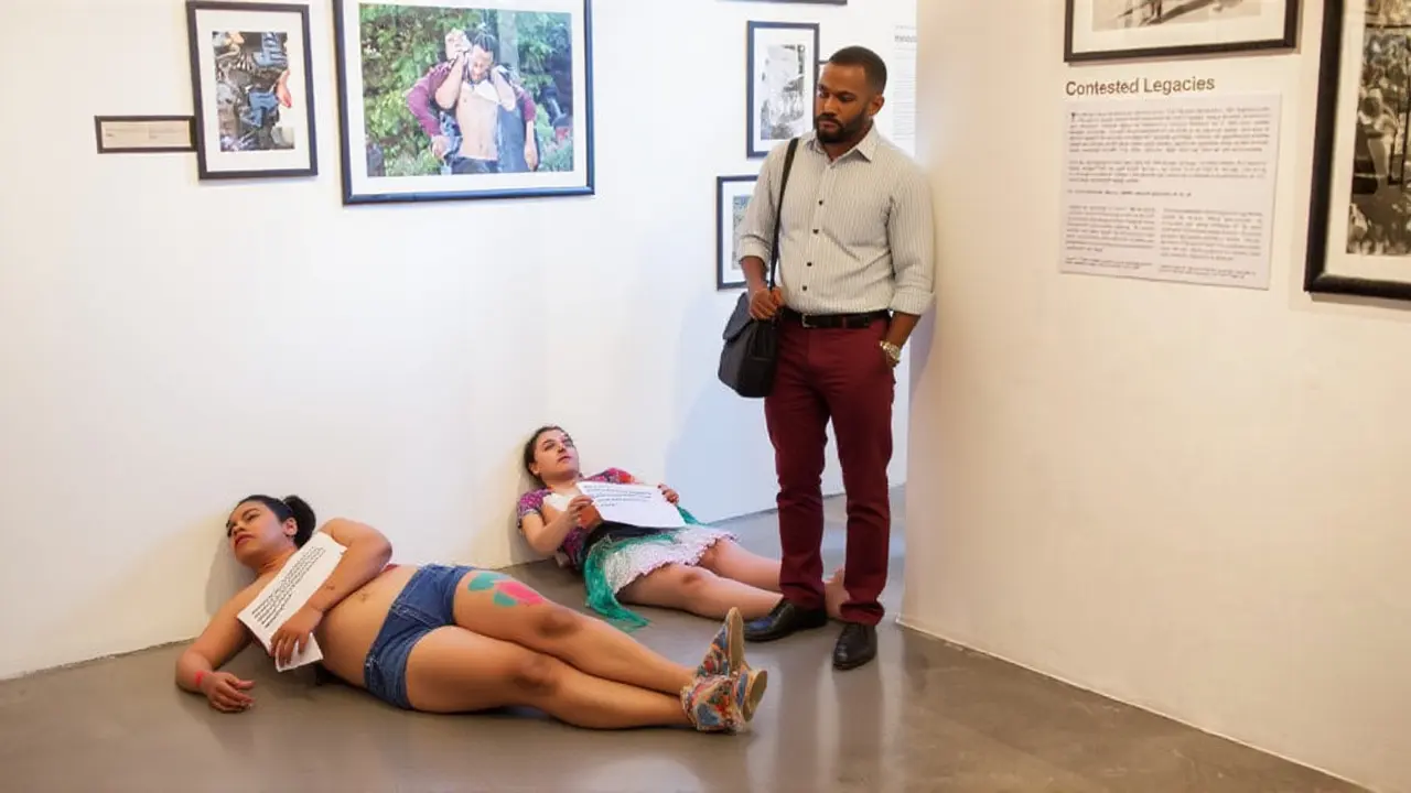 UCT Students Vandalize Rhodes Must Fall Exhibition in Cape Town
